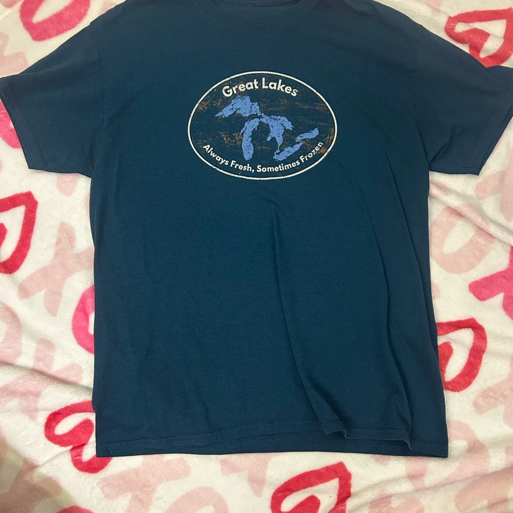 Navy Blue Men's T-Shirt
